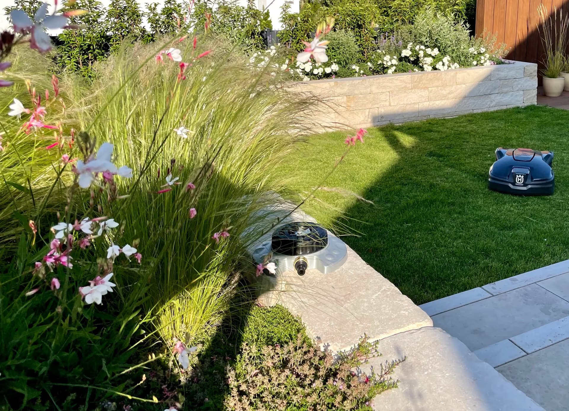 Gartenneugestaltung mit Frankenschotter in Andernach – Stefan Keiser Gartengestaltung
