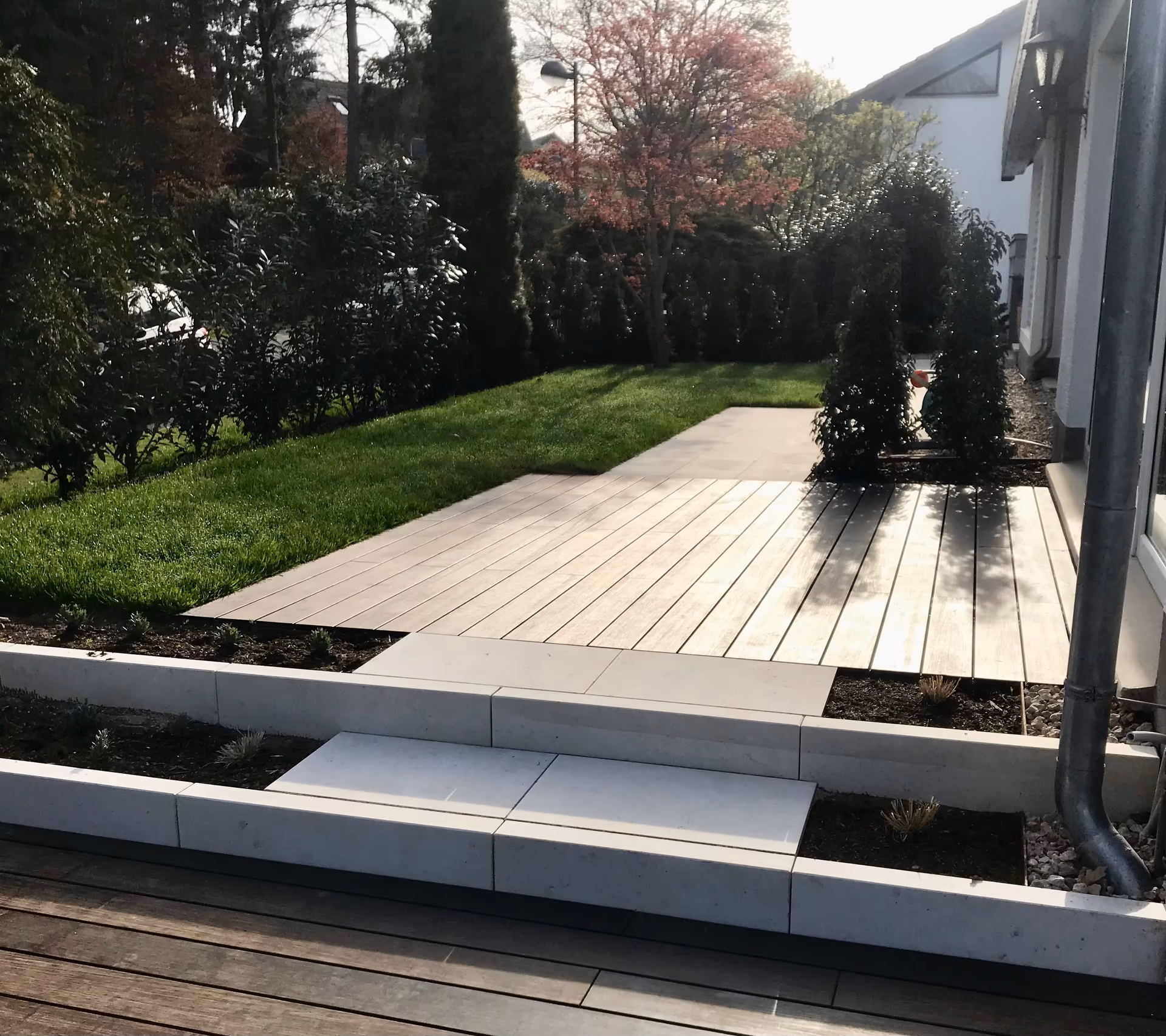 Gartenneugestaltung mit Frankenschotter in Bad Honnef-Aegidienberg – Stefan Keiser Gartengestaltung