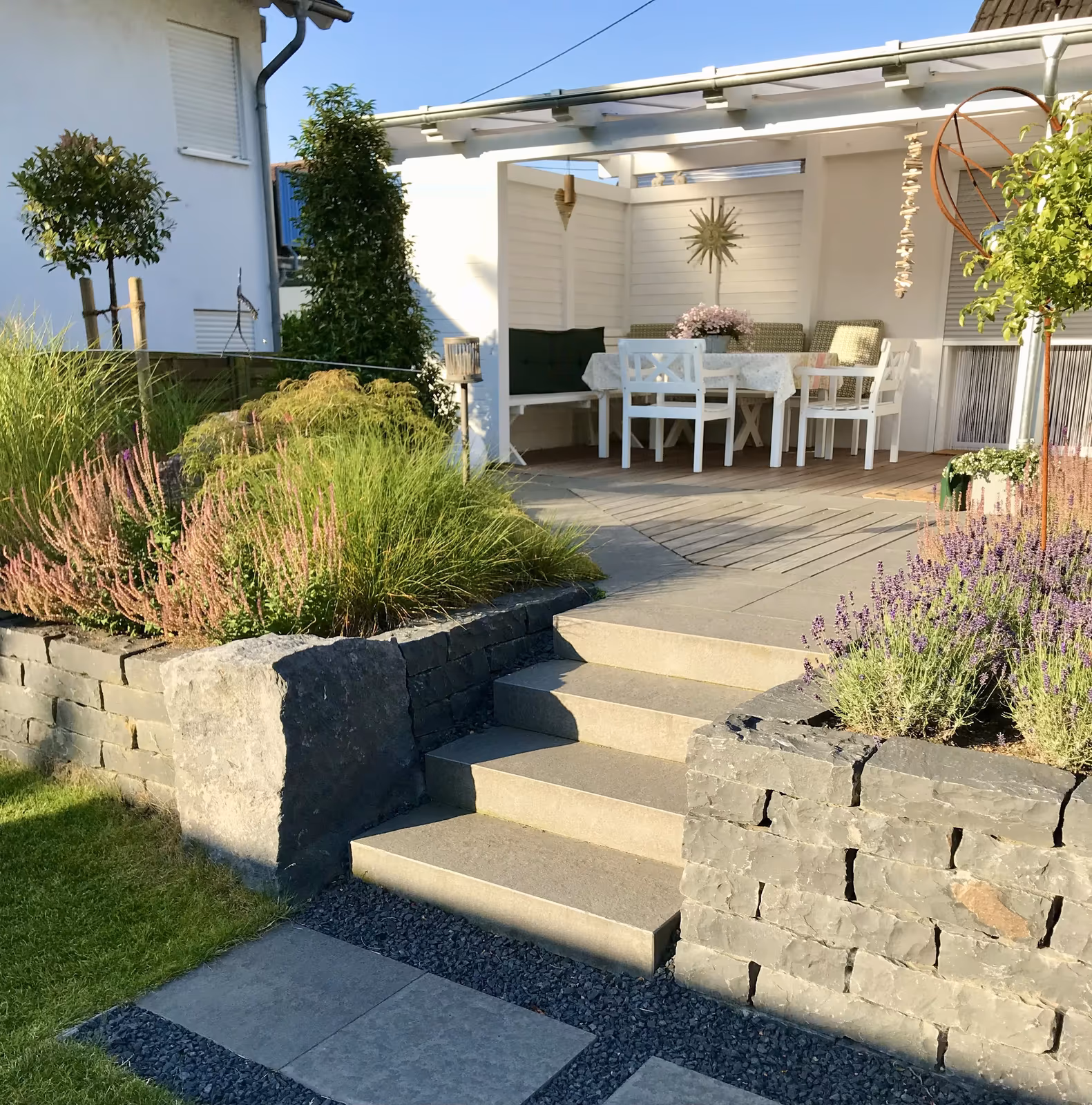 Natursteinmauern – Beispielbild 3 – Stefan Keiser Gartengestaltung